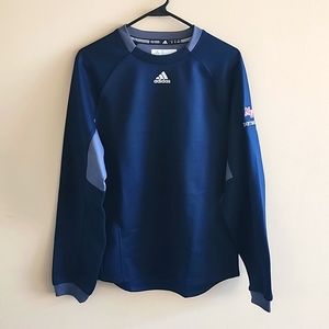Malone University Pioneers Ohio Sweatshirt XS Blue Softball Pullover Adidas